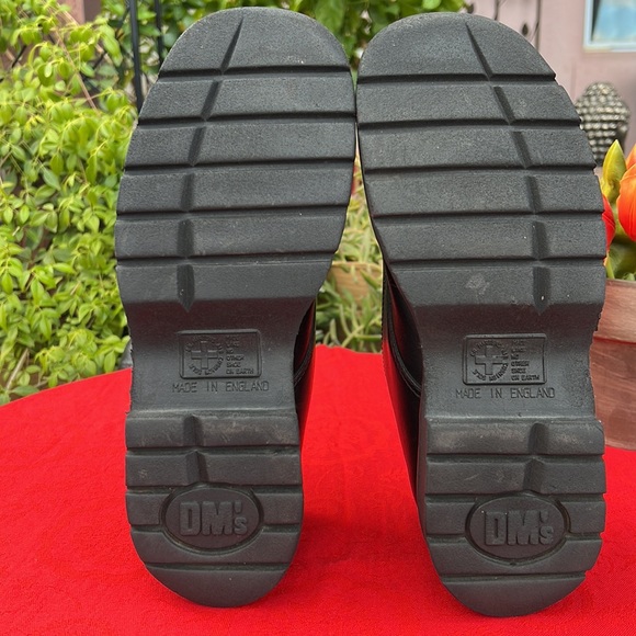 🏴 Dr. Martens MIE Mono Black Monk Strap Vintage Loafers UK 7 - Picture 12 of 17